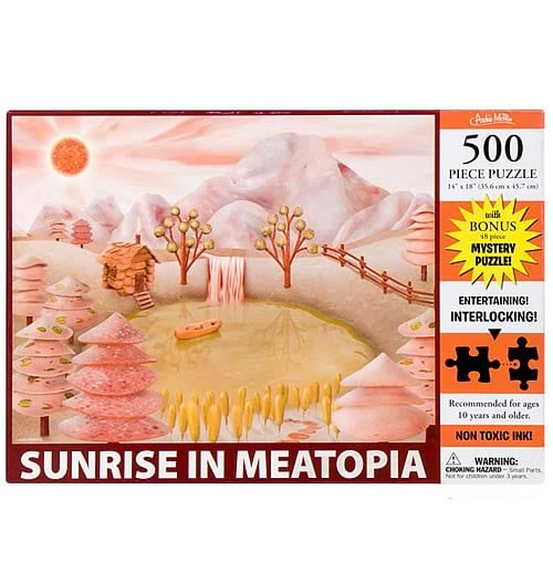 Sunrise in Meatopia 500-Piece Puzzle